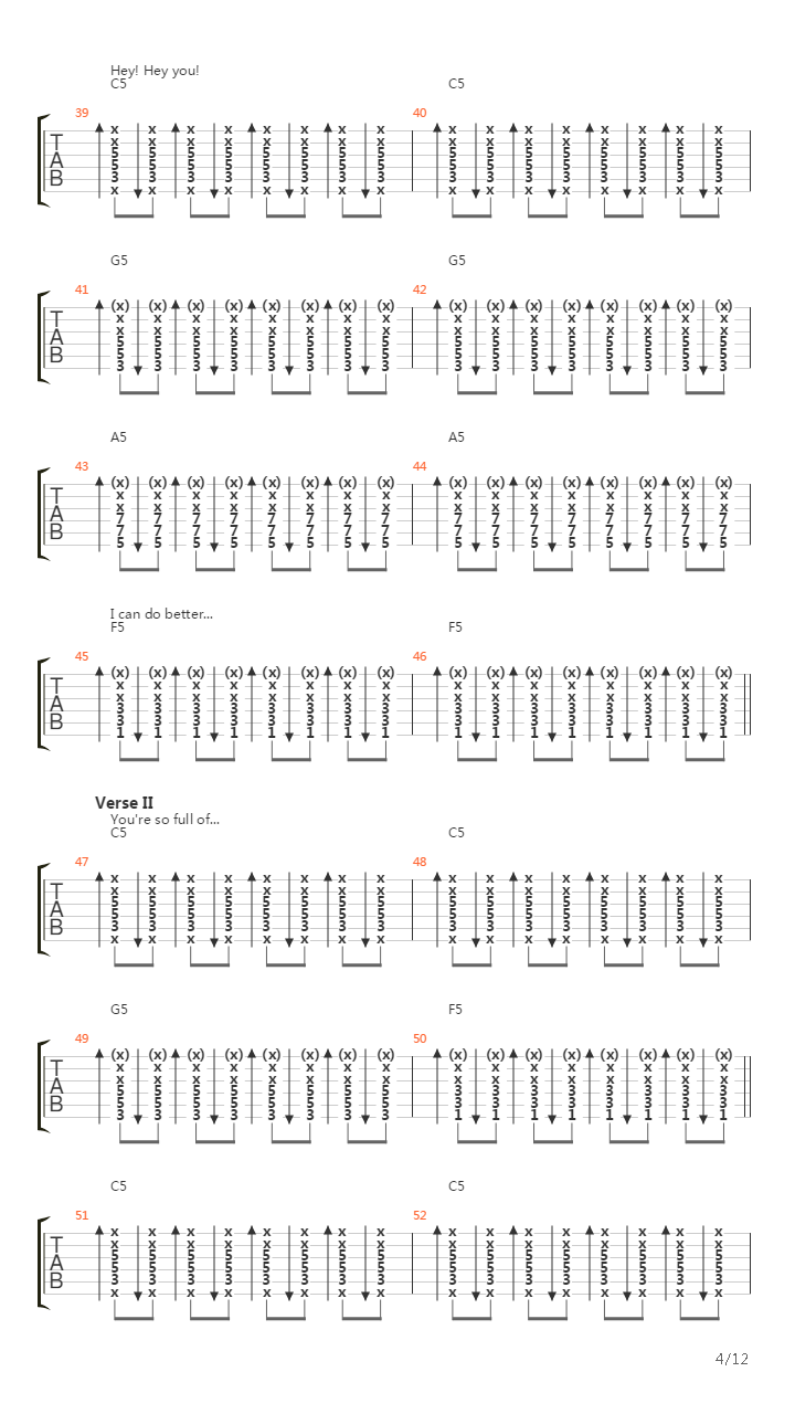 I Can Do Better吉他谱
