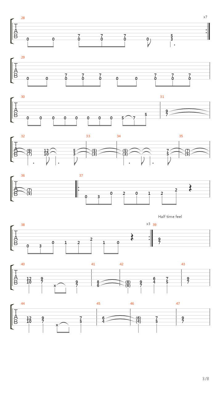 Childen Of The Grave吉他谱