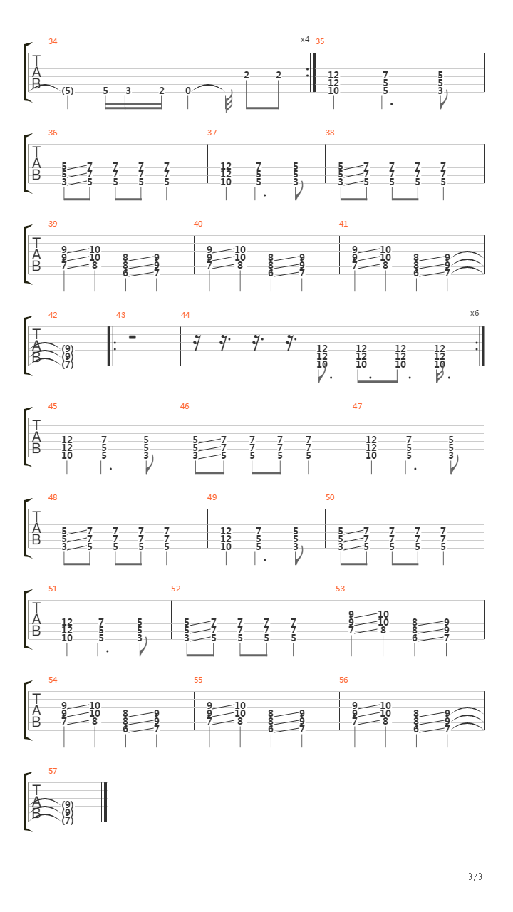 Cornucopia吉他谱