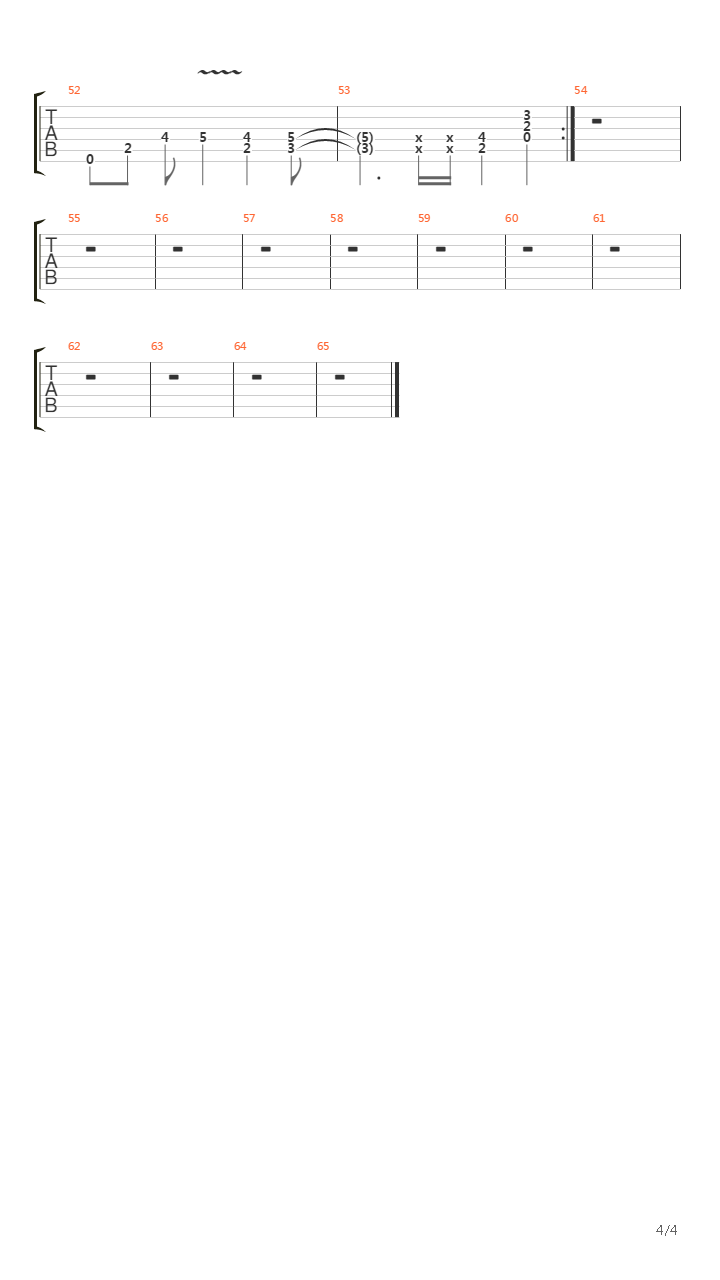 Cross Of Thorns吉他谱