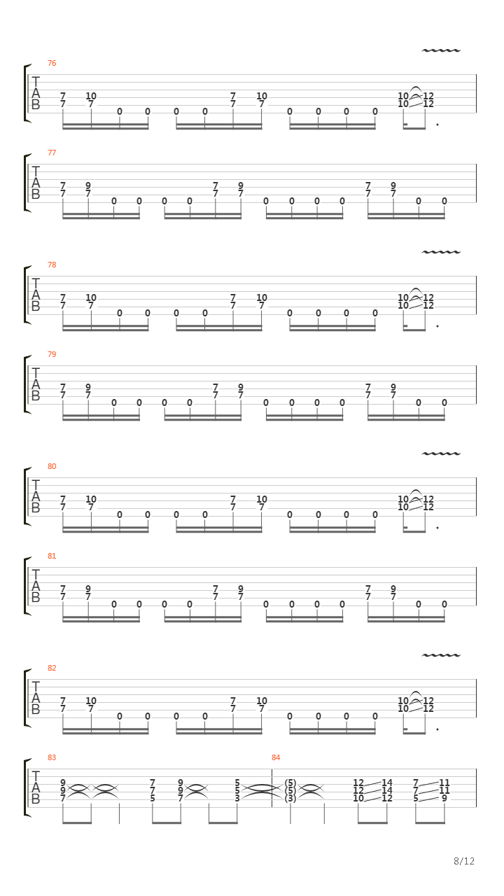 I吉他谱