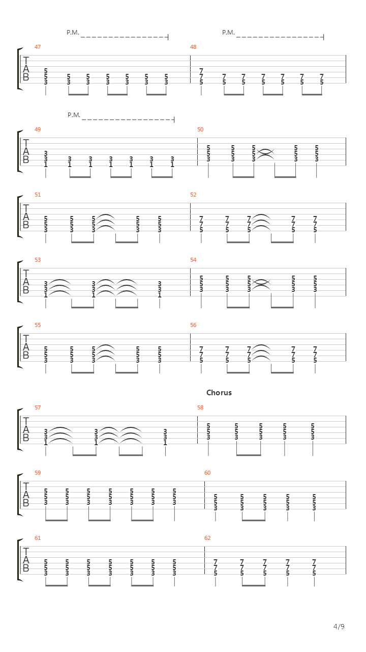 Dammit吉他谱