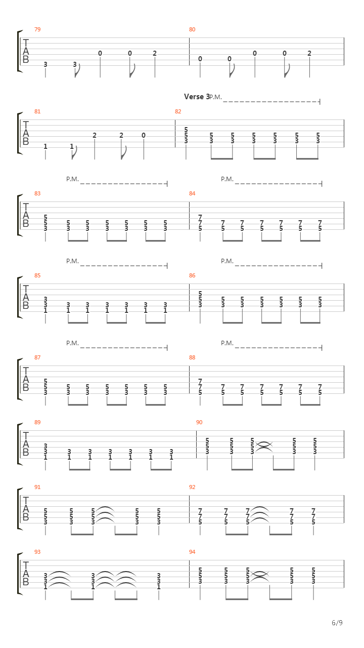 Dammit吉他谱