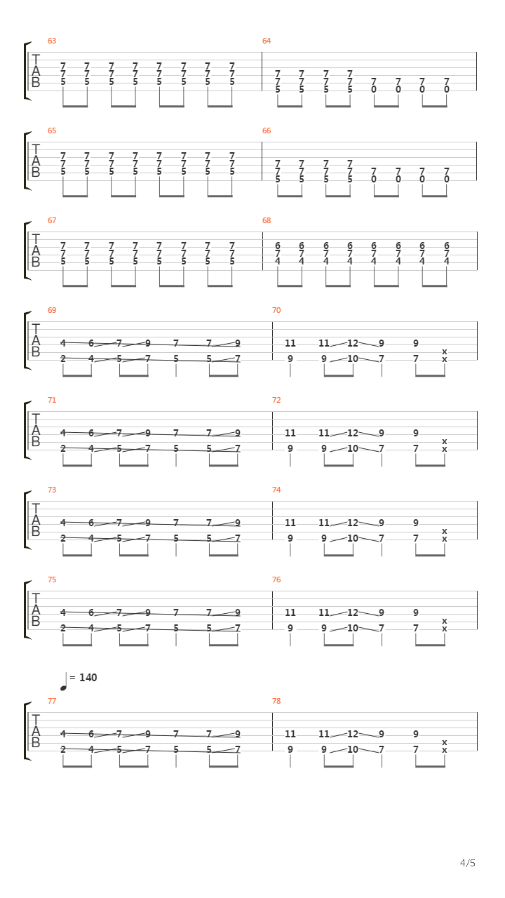 Easy Target吉他谱