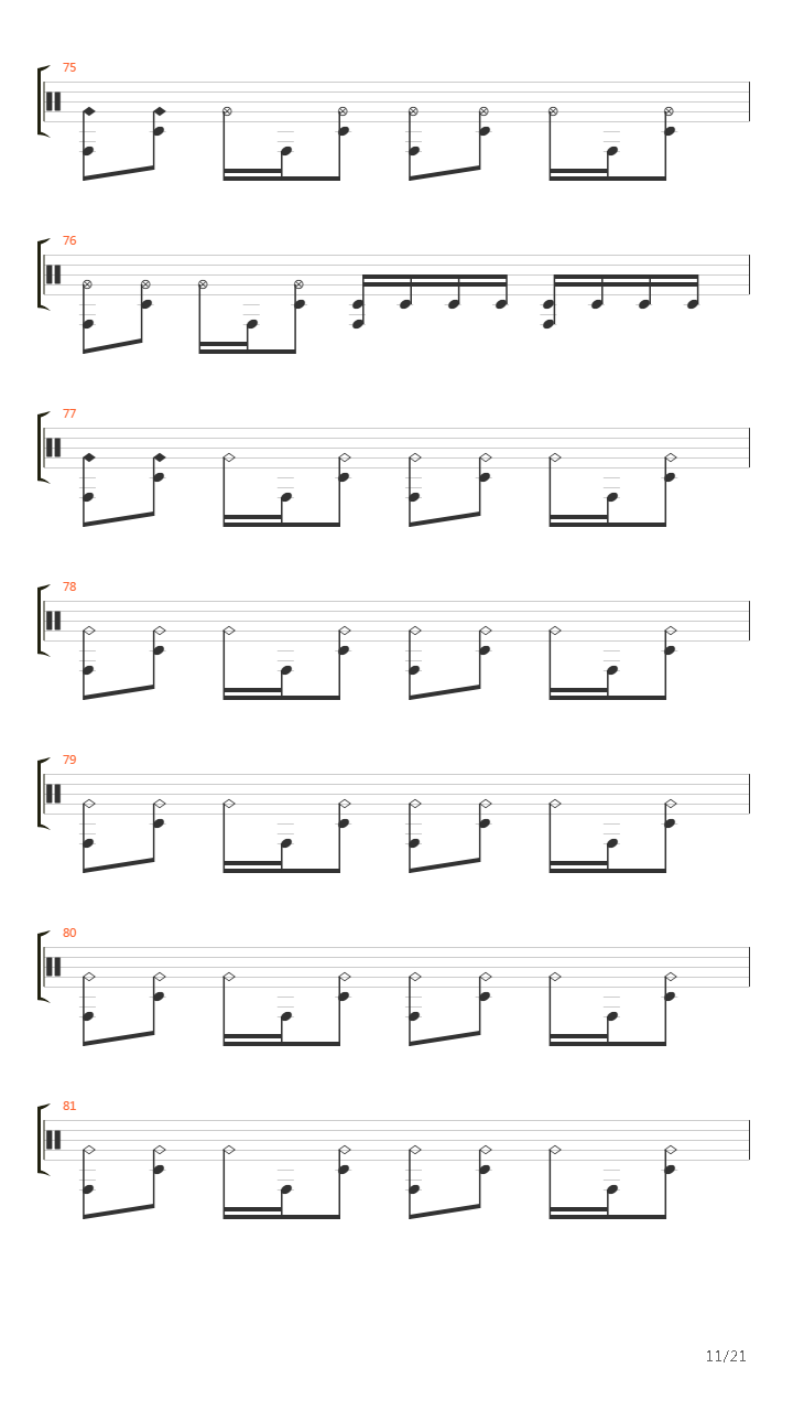 Enthused吉他谱