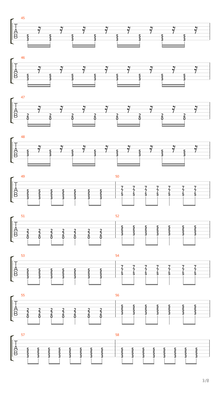 Man Overboard吉他谱