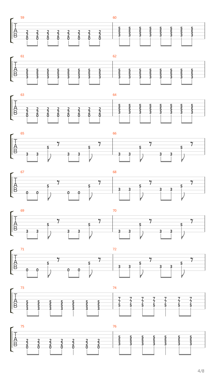 Man Overboard吉他谱