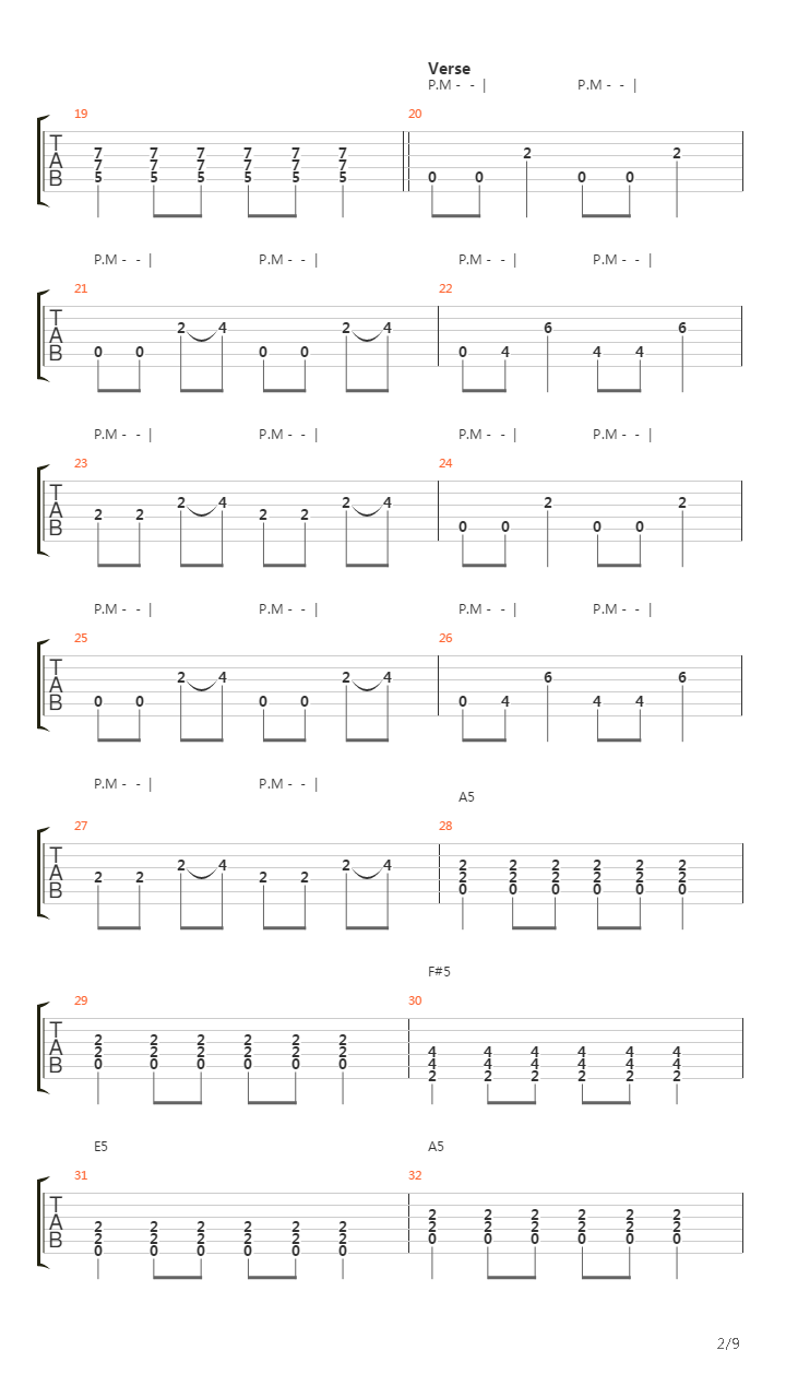 Mutt吉他谱