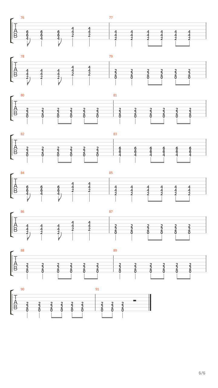 Pathetic吉他谱