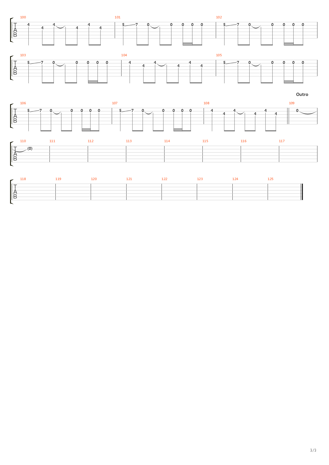 Pathetic吉他谱