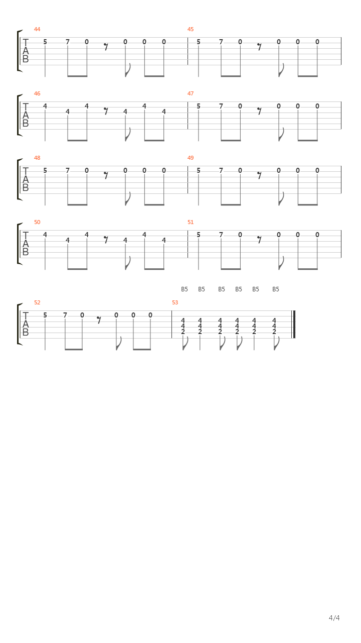 Pathetic吉他谱