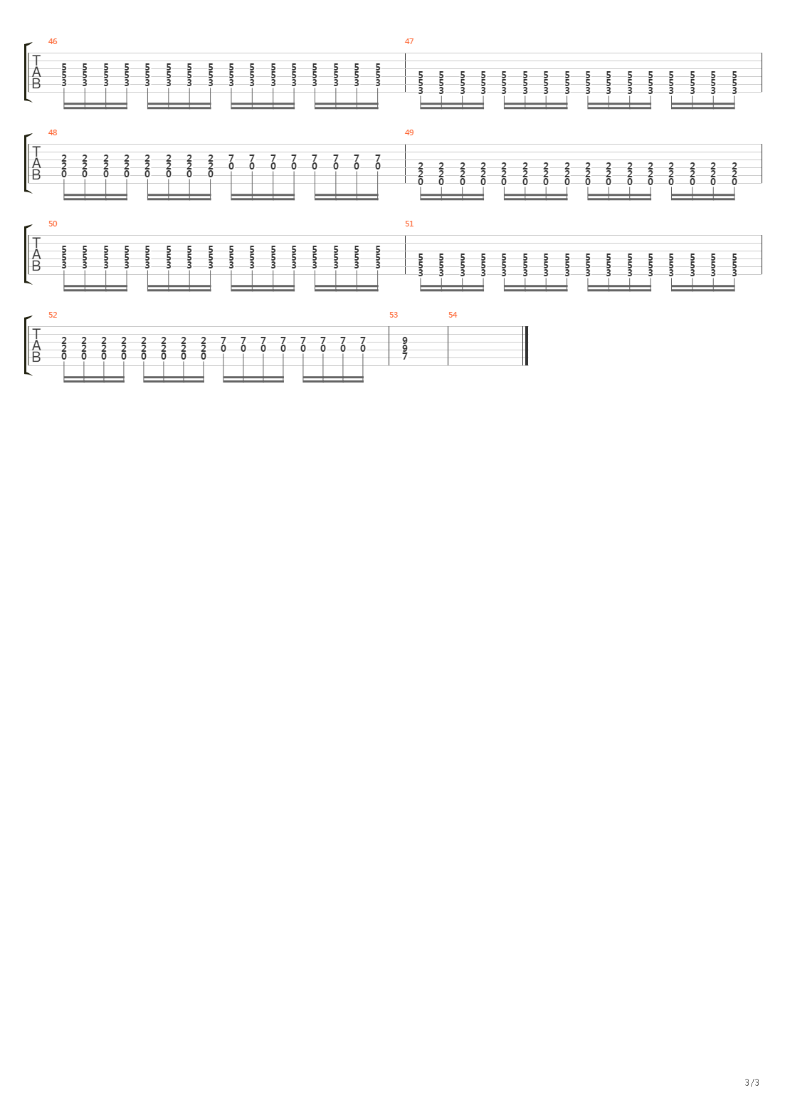 Stockholm Syndrome吉他谱