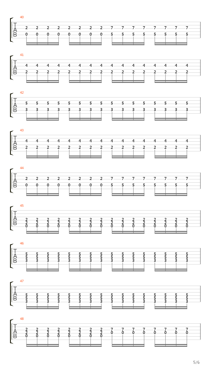 Stockholm Syndrome吉他谱