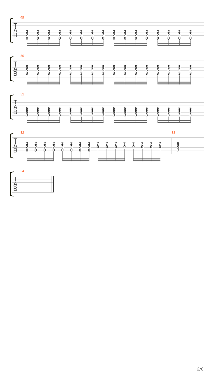 Stockholm Syndrome吉他谱