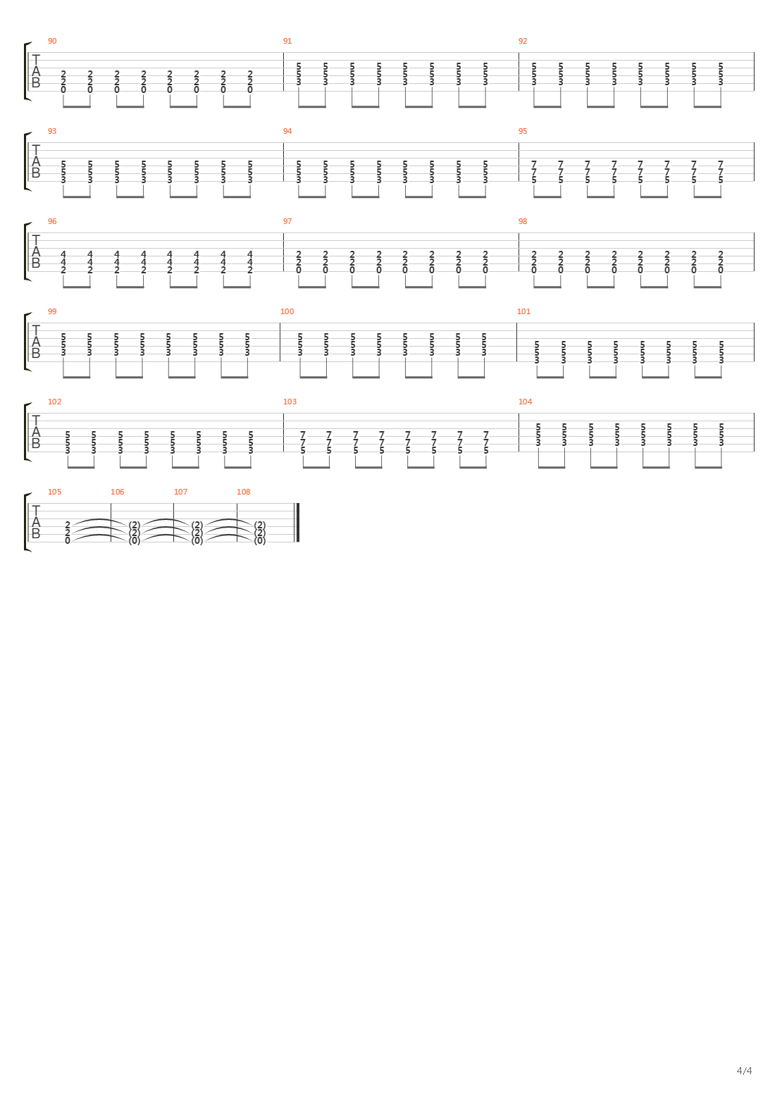 Stockholm Syndrome吉他谱