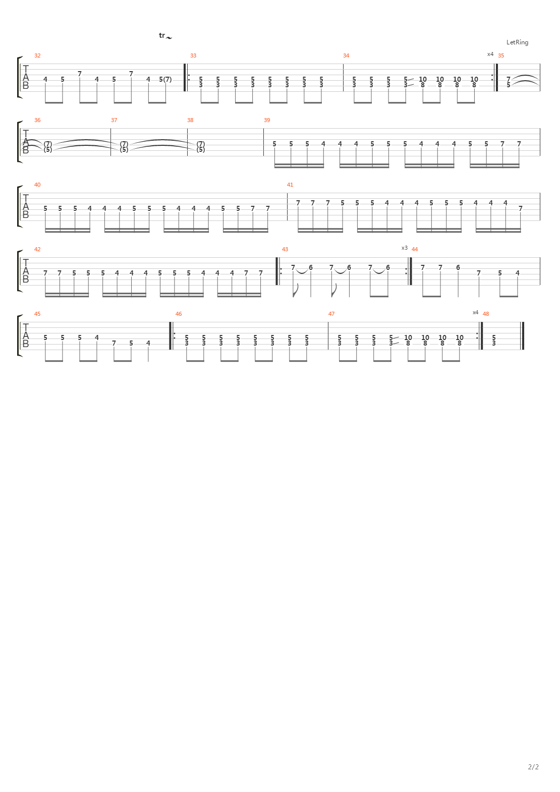 Strings吉他谱