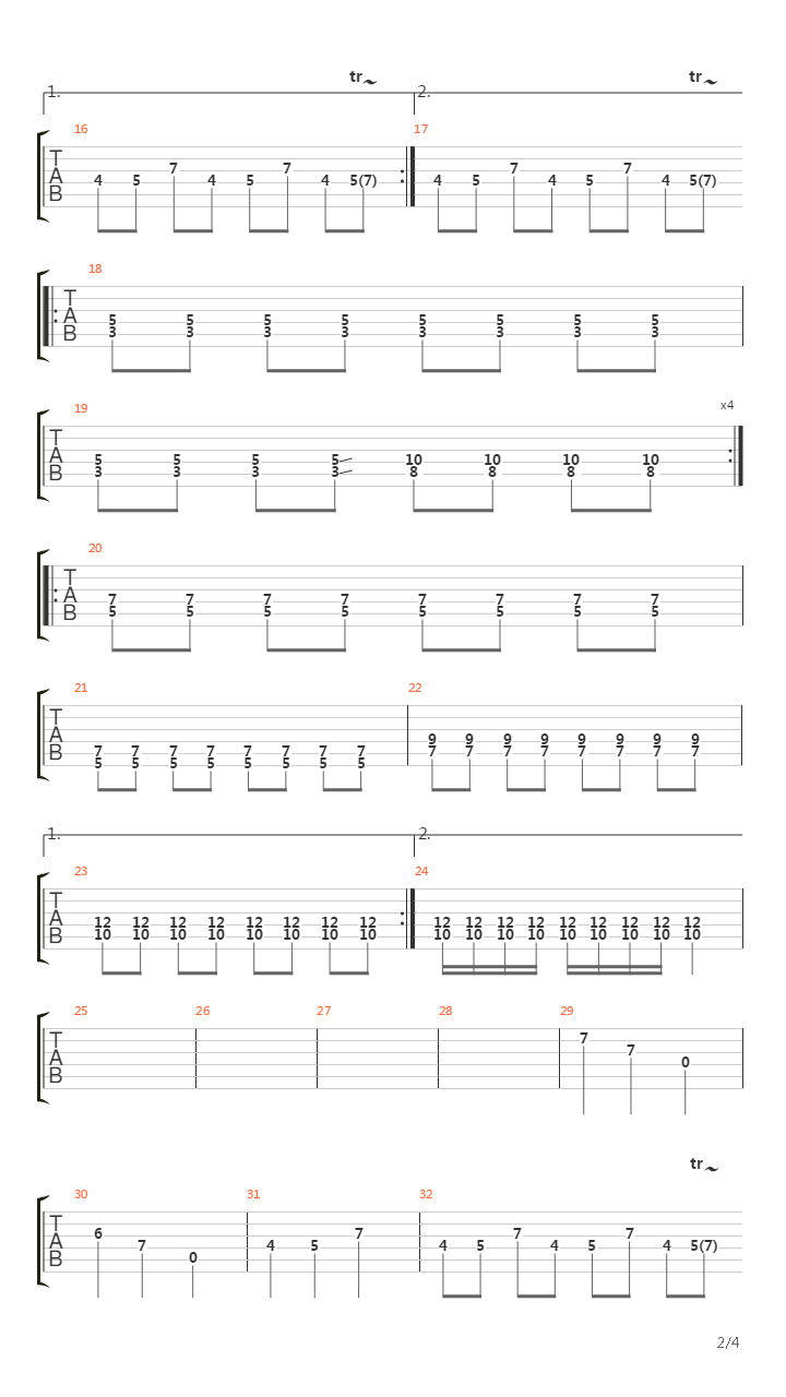 Strings吉他谱