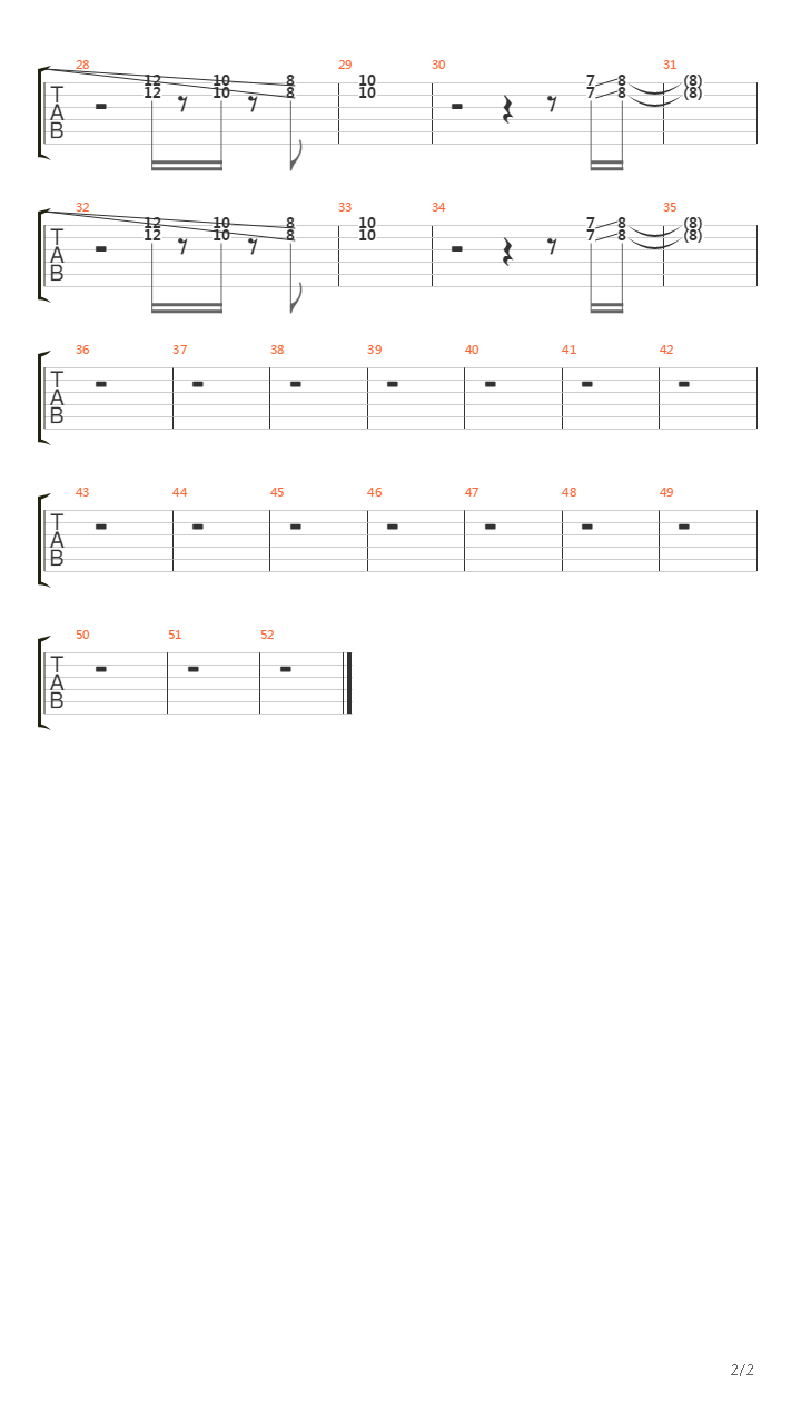 The Fallen吉他谱