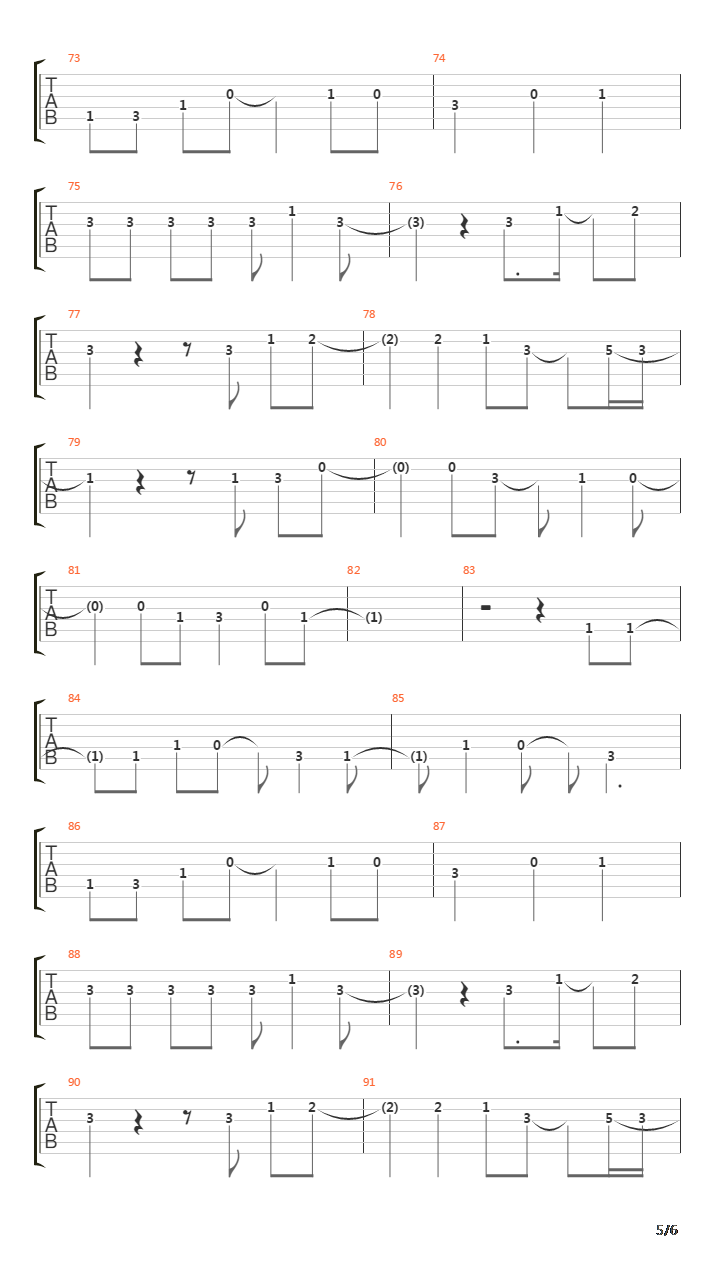 How Deep Is Your Love吉他谱