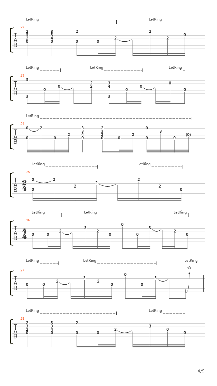 The River吉他谱