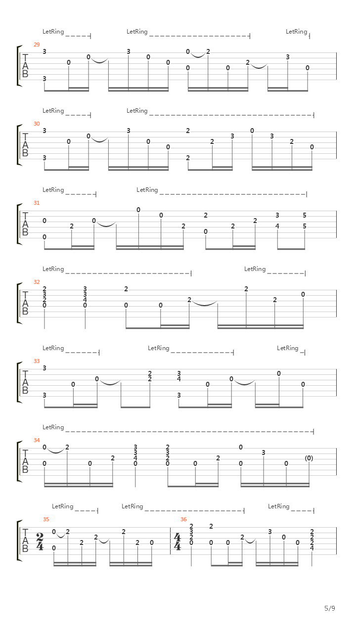 The River吉他谱