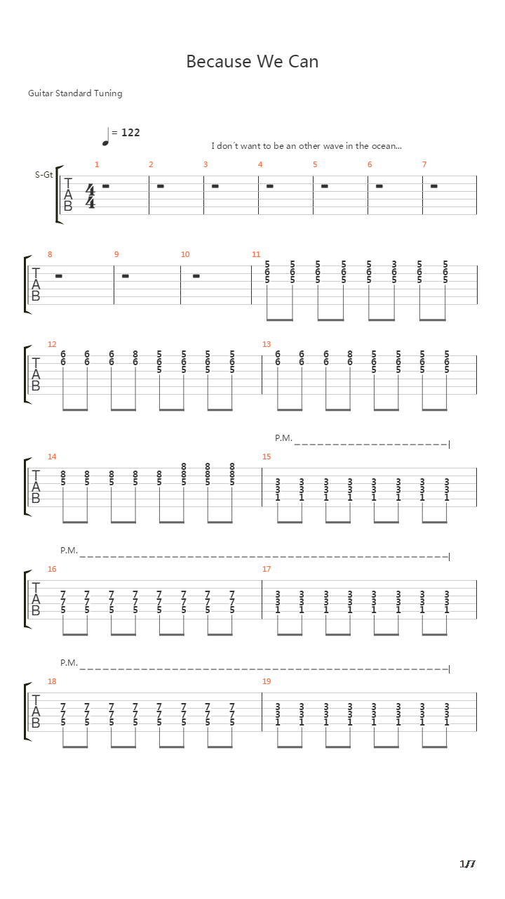 Because We Can吉他谱