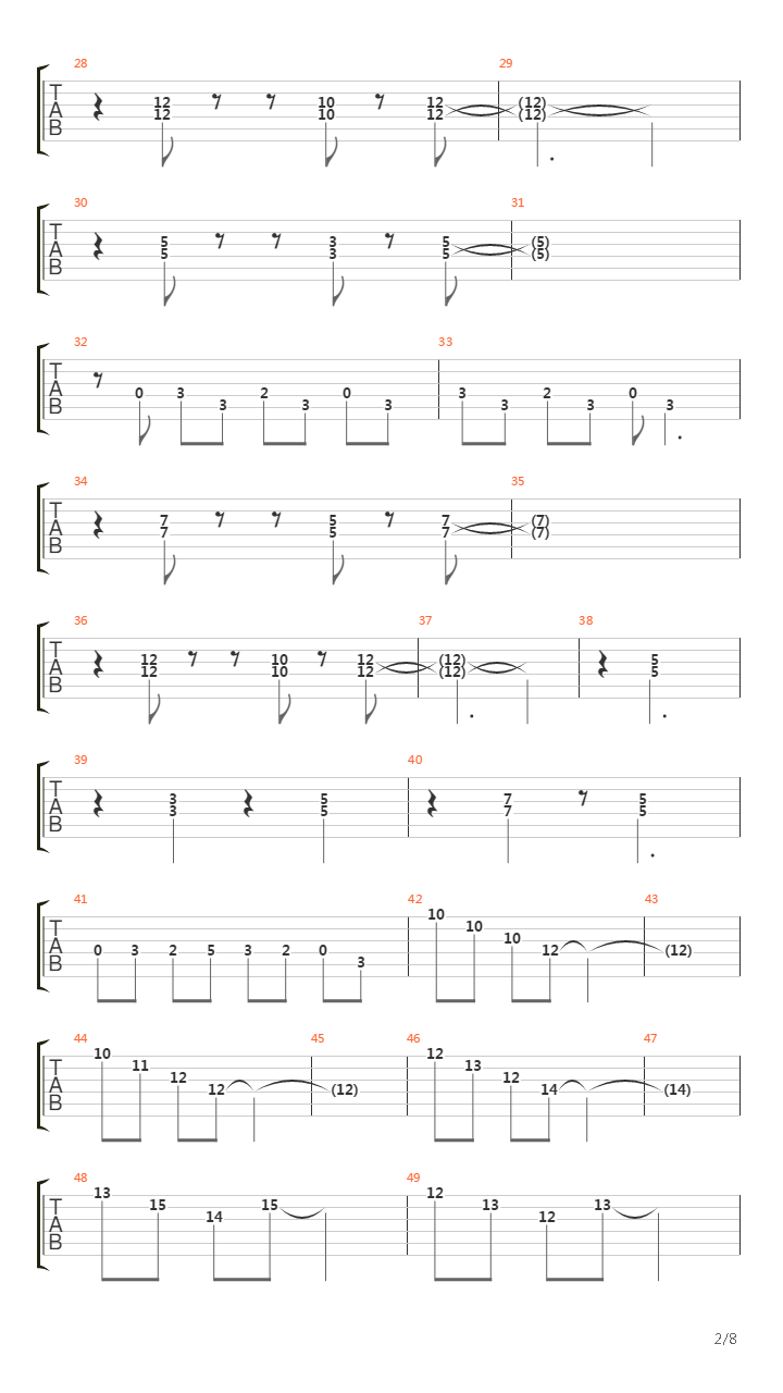 Burning For Love吉他谱