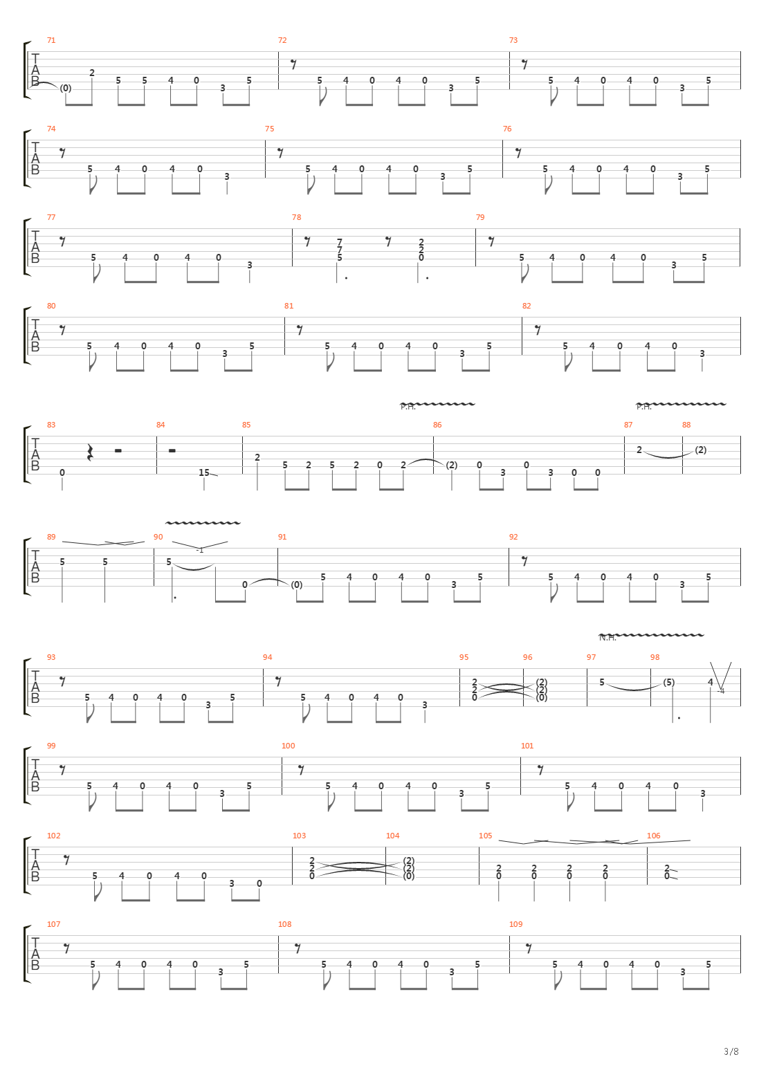 Homebound Train吉他谱