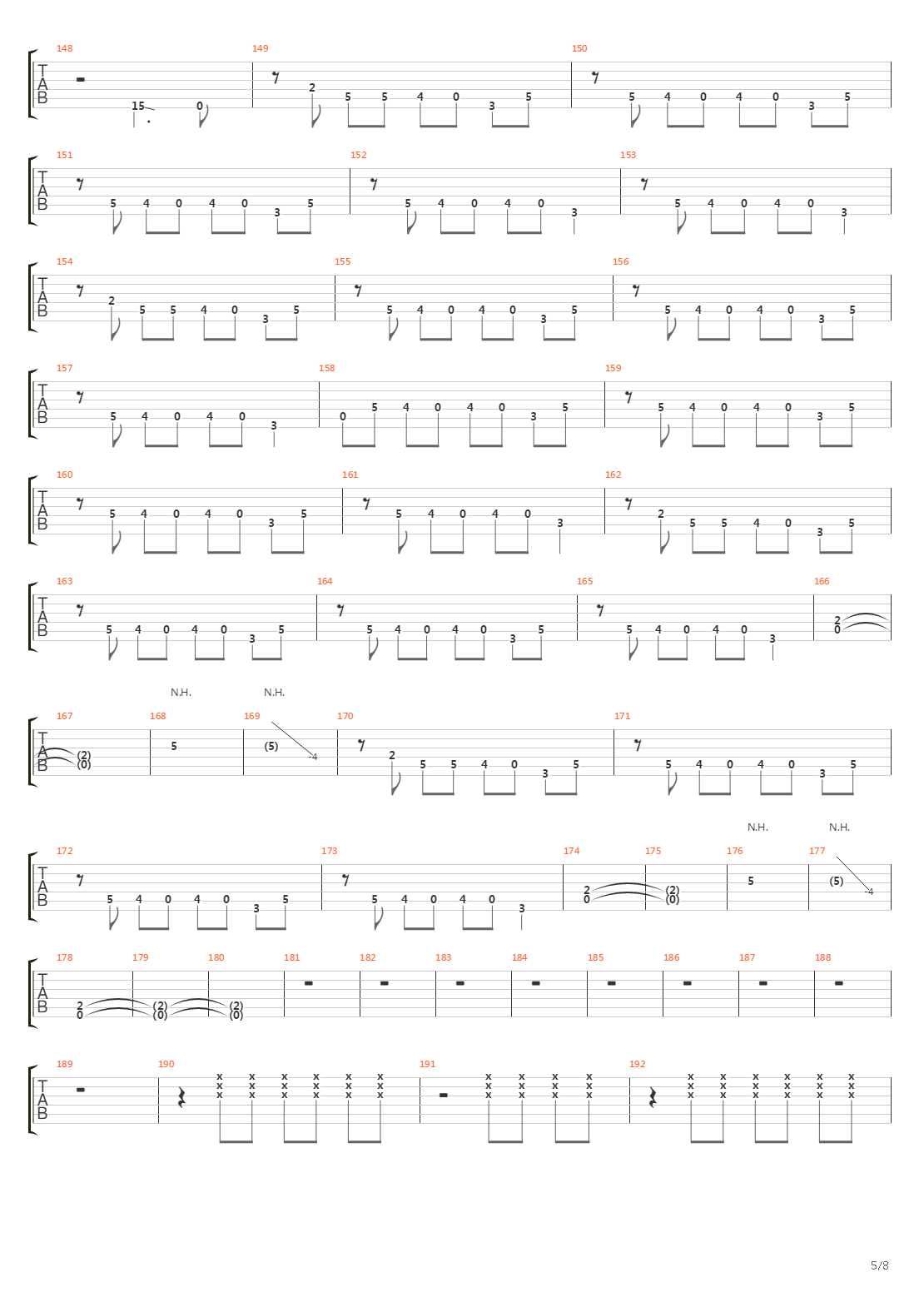 Homebound Train吉他谱