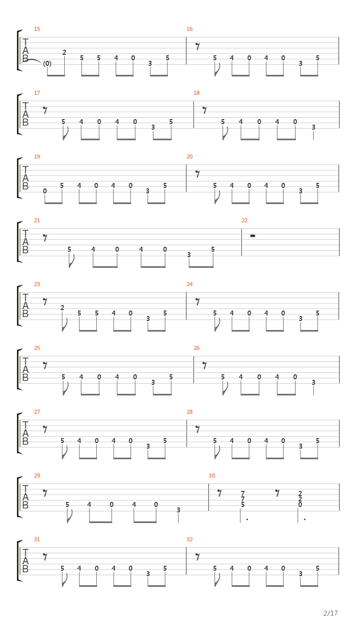 Homebound Train吉他谱