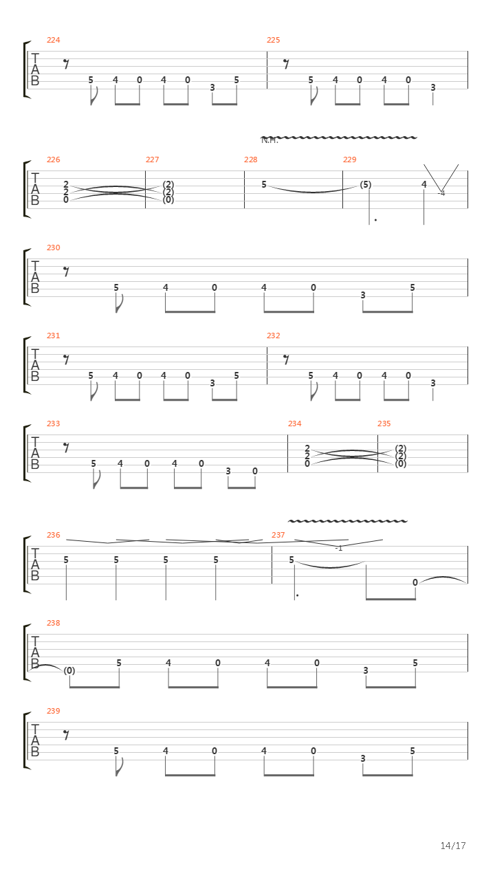 Homebound Train吉他谱