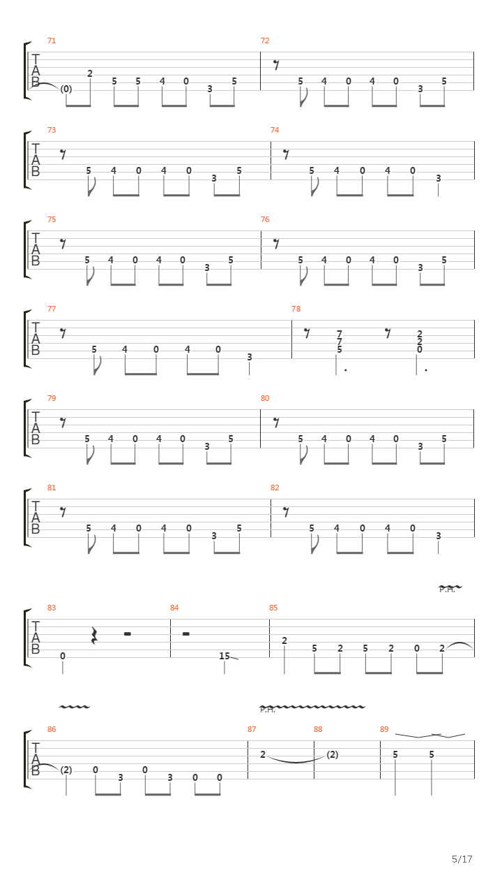 Homebound Train吉他谱