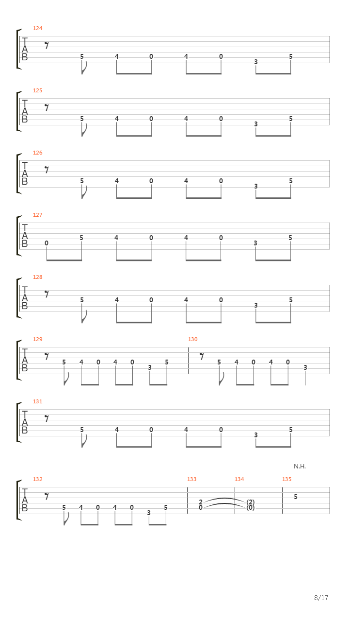 Homebound Train吉他谱