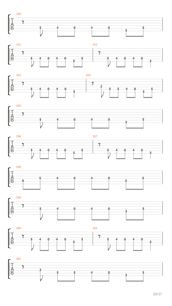 Homebound Train吉他谱