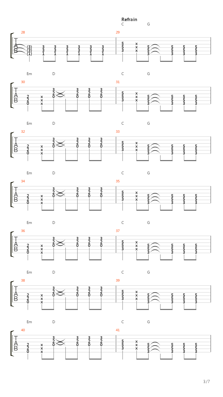 Lost Highway吉他谱