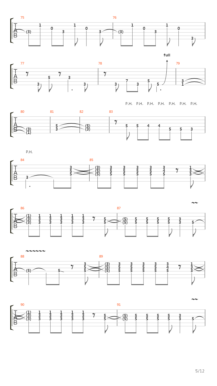 Tokyo Road吉他谱