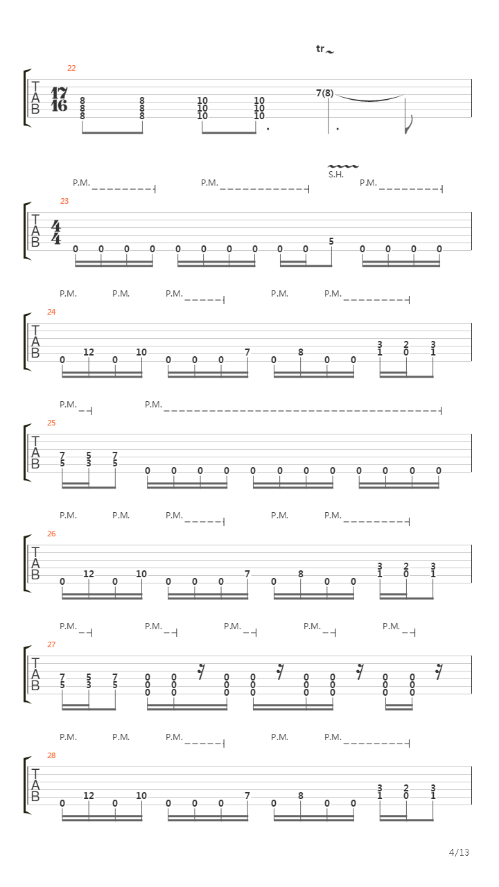 Her Voice Resides吉他谱