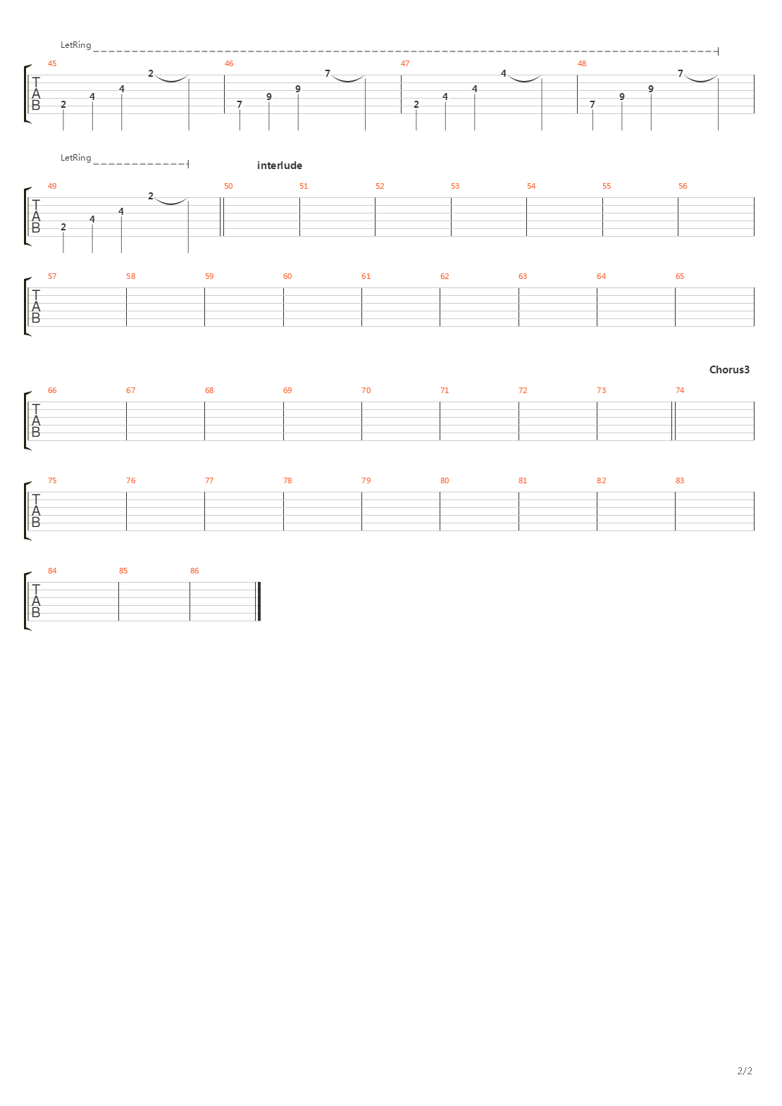 Road To Nowhere吉他谱