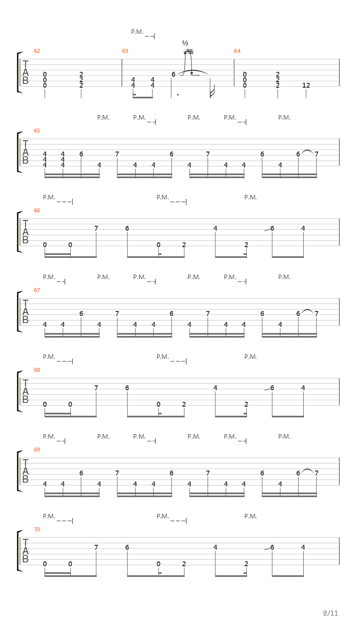 Seven Days吉他谱