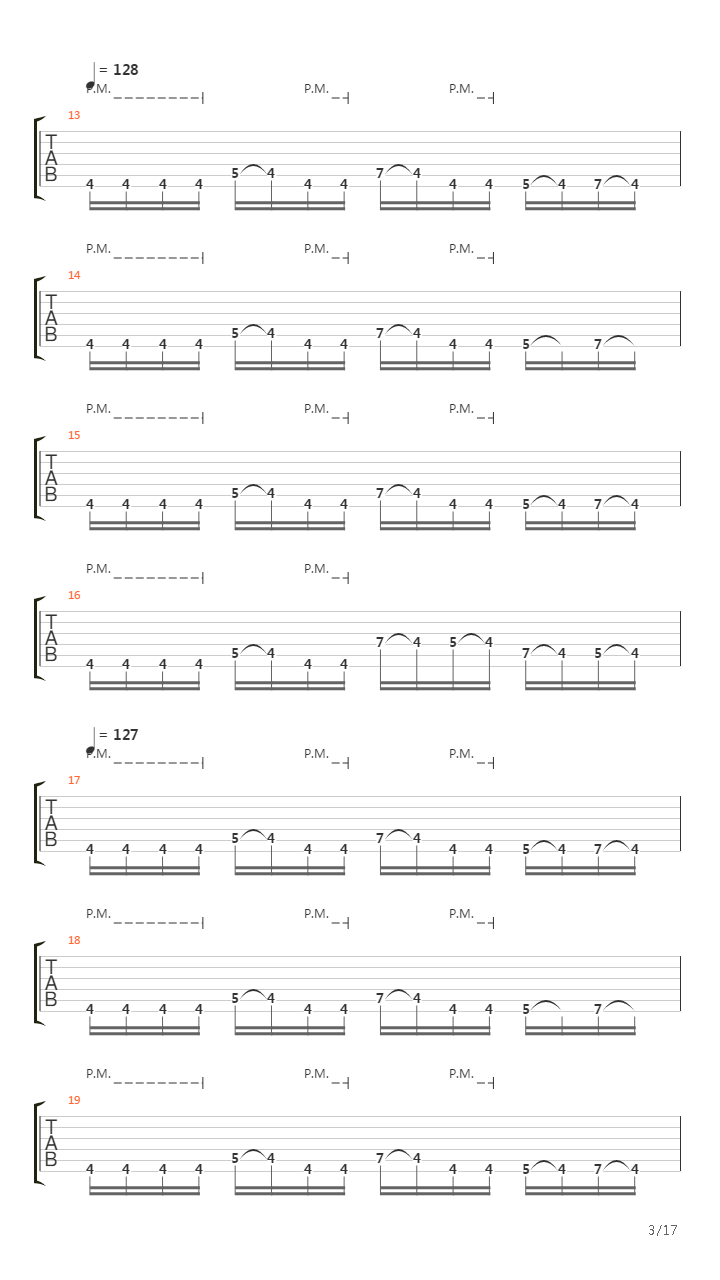 Waking The Demon吉他谱