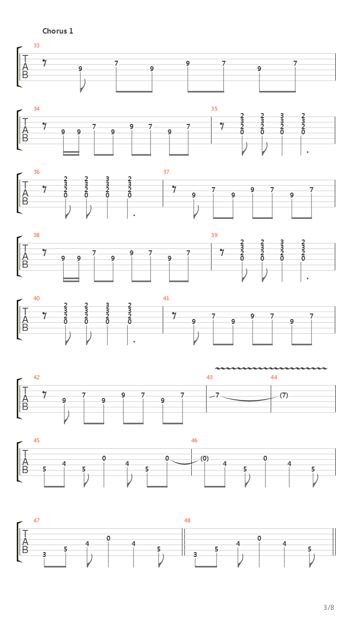 Hysteria吉他谱