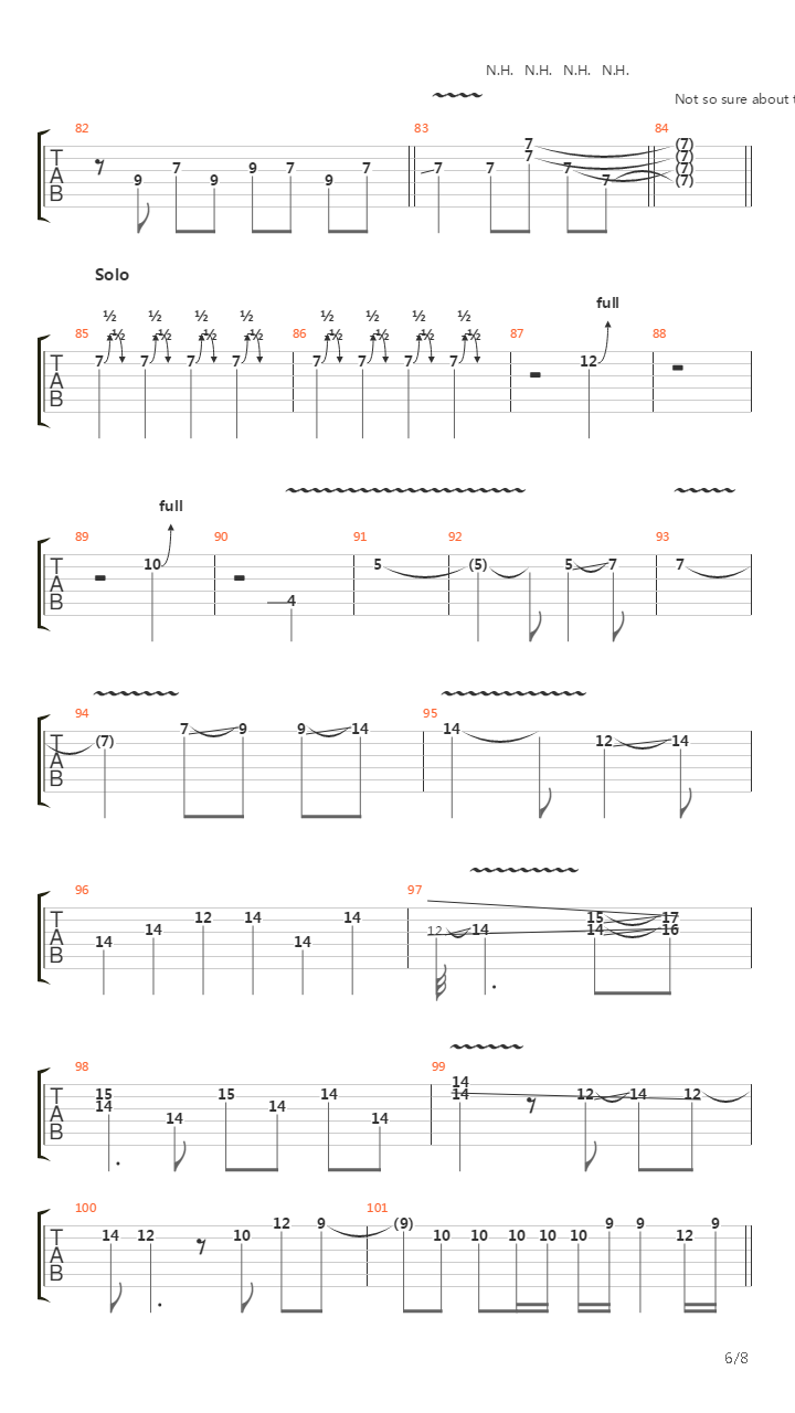 Hysteria吉他谱