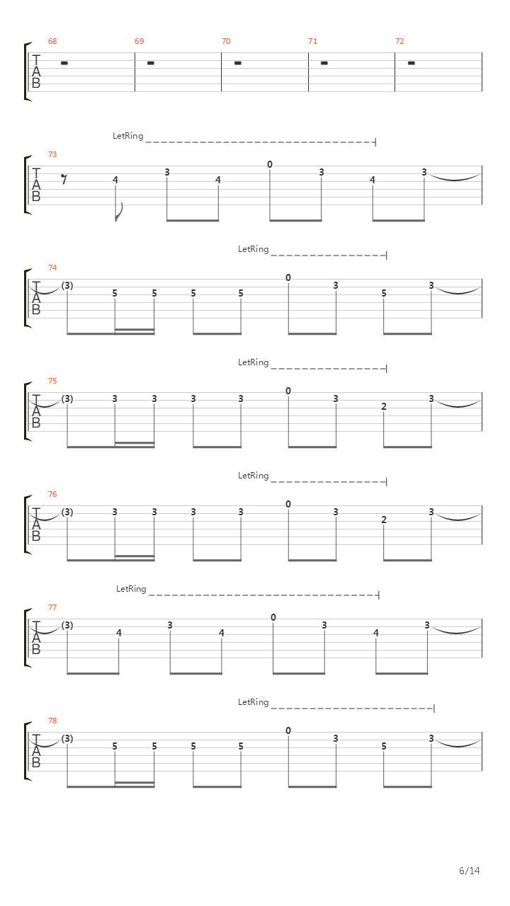 Hysteria吉他谱