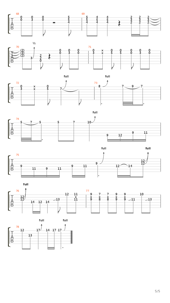 Nine s吉他谱