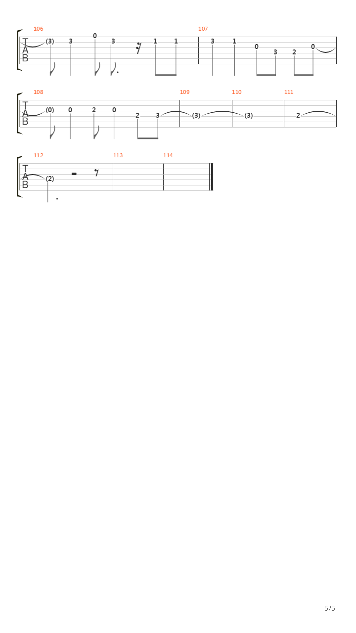 How Long吉他谱