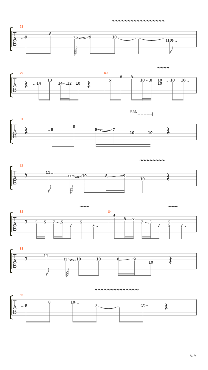 Long Run吉他谱