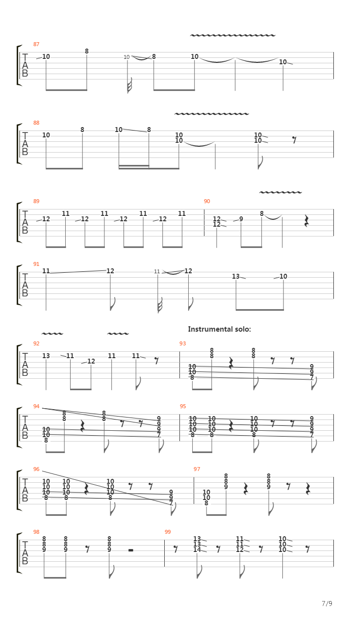 Long Run吉他谱