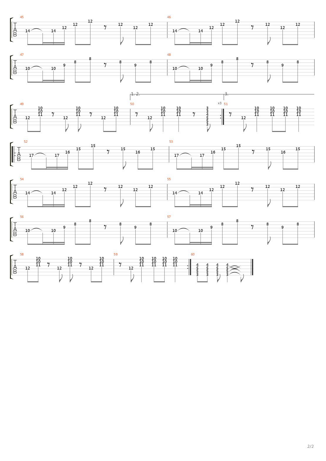 Crocodile Rock吉他谱