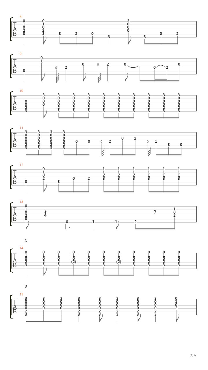 Alberta吉他谱