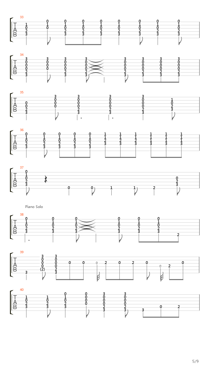 Alberta吉他谱